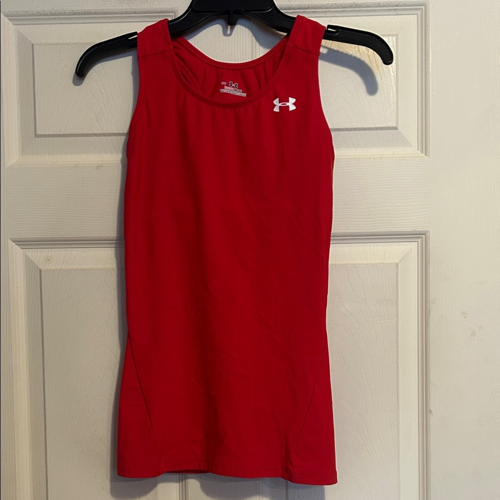 Under Armour Red Racerback Rutgers Tank Top Size Small